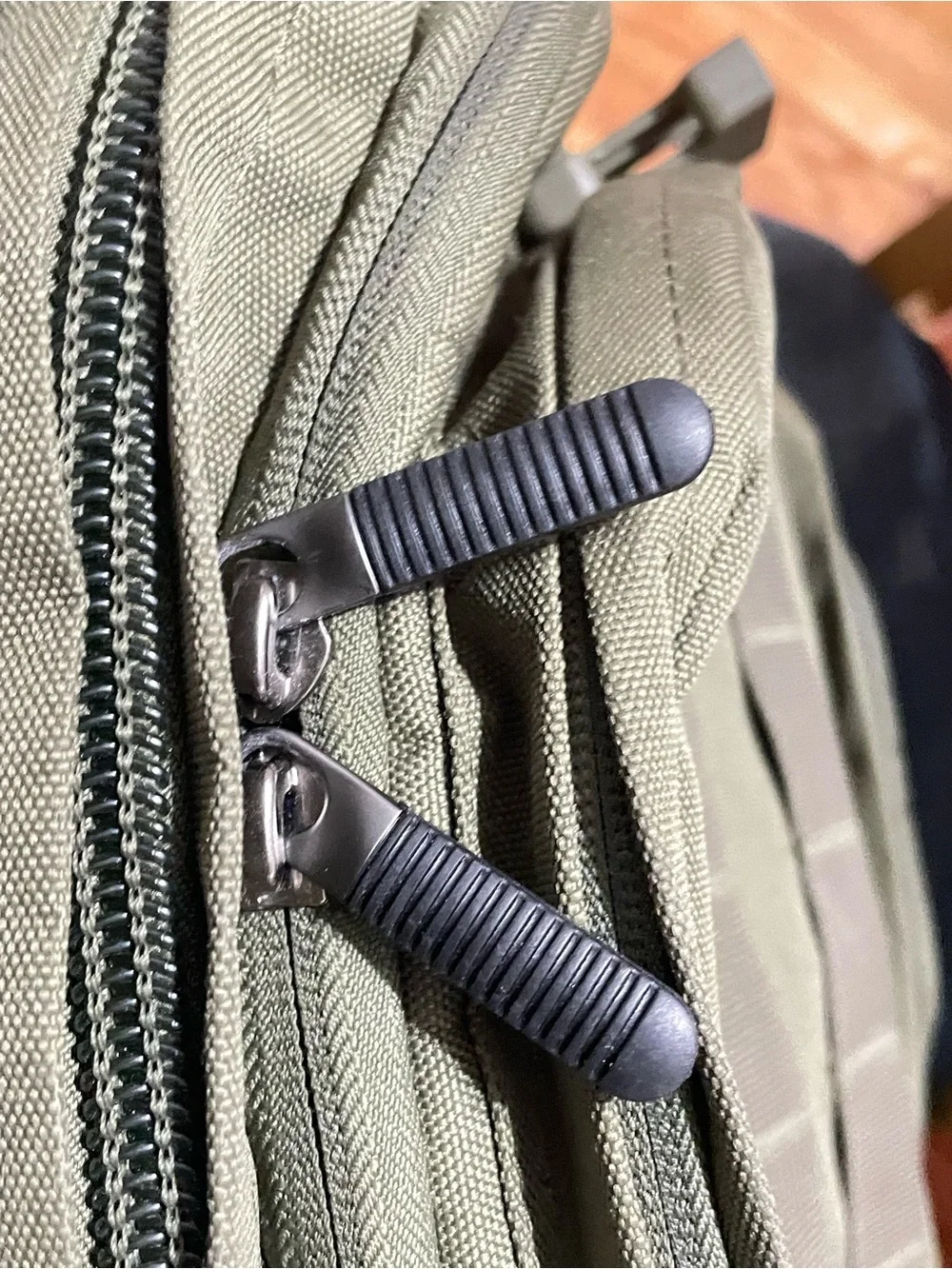 Tactical Olive Green Men's Backpack - Durable MOLLE Daypack